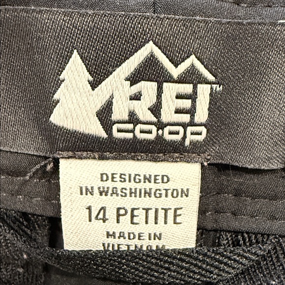 REI Women’s Black Activewear Adjustable Hiking Gorpcore Camping Pants Sz 14P - Picture 8 of 15